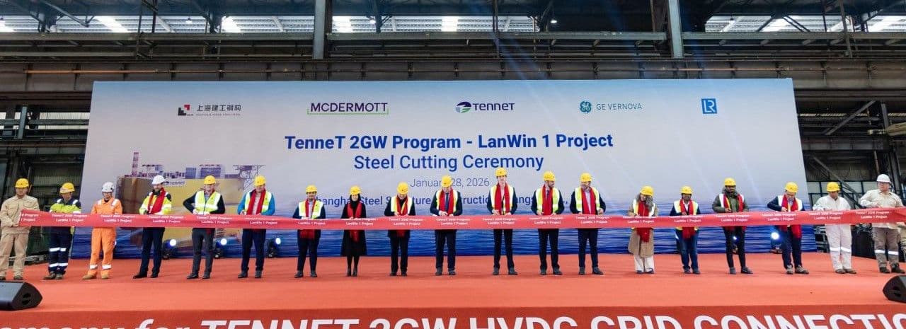McDermott Starts Work on Second 2 GW Offshore Platform for TenneT