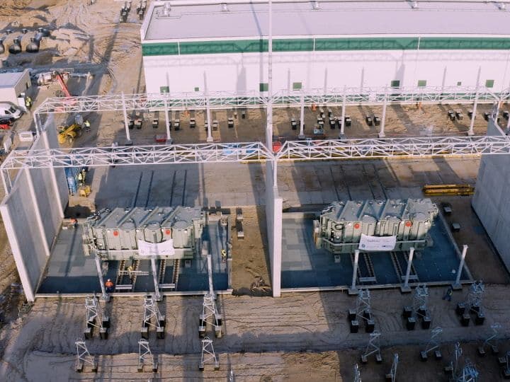 Baltica 2 Onshore Substation Taking Shape