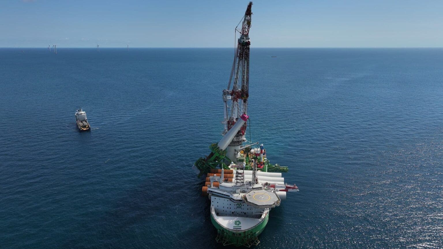 First Monopile In at Vattenfall’s Nordlicht I Offshore Wind Farm