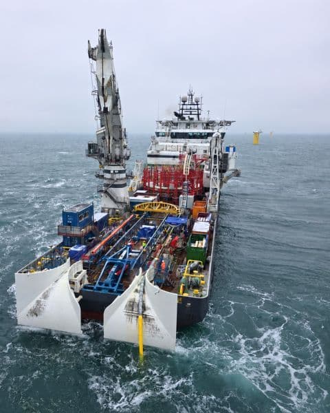 Inter-Array Cabling Completed at Nordseecluster A Offshore Wind Farm