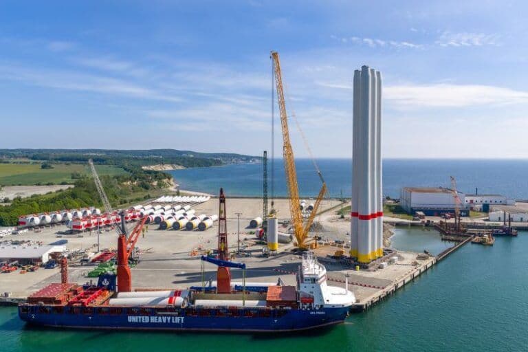 Windanker Turbine Components Arriving at German Port Ahead of Offshore Installation