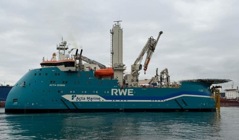 Acta Marine Takes Delivery of CSOV Chartered for Sofia Offshore Wind Farm