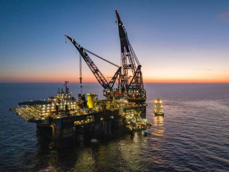Thialf Installs First Foundations at Poland’s Bałtyk 2 & 3 Offshore Wind Farms