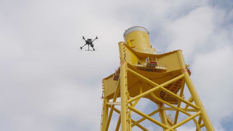 Navantia Seanergies Trials Drone Inspection Technology on Jacket Foundation