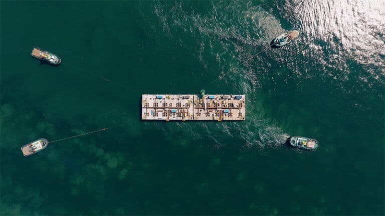 Princess Elisabeth Island caissons