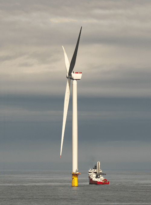 First Siemens Gamesa 14.7 MW Turbine Stands at Moray West Offshore Wind Farm