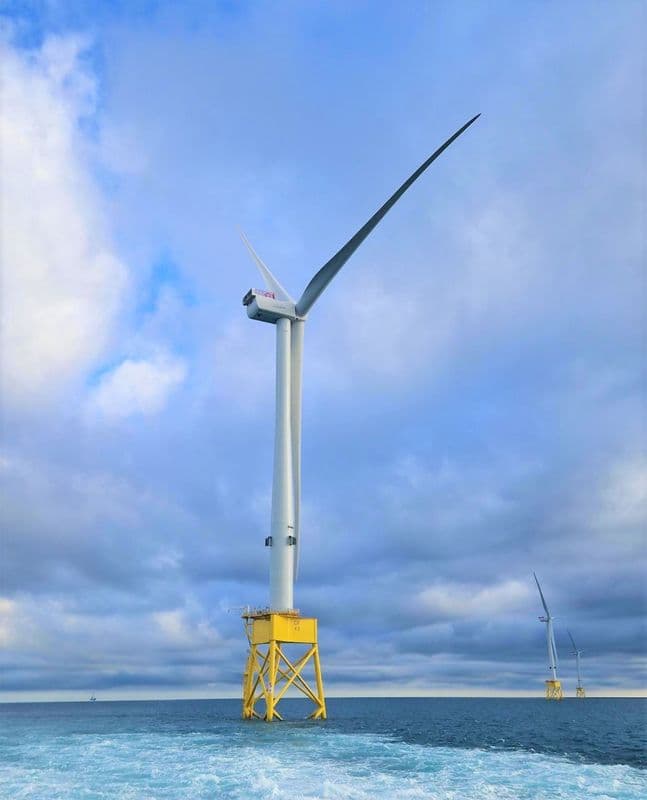 Changfang and Xidao wind turbine installation halfway done